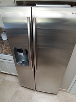 A Dallas Samsung refrigerator repaired by one of Appliance & Air Care Experts’s appliance repair service techs.